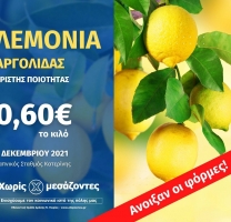 Λεμόνια Αργολίδας προς 0,60€ το κιλό! - Ανοιξαν οι φόρμες παραγγελιών 